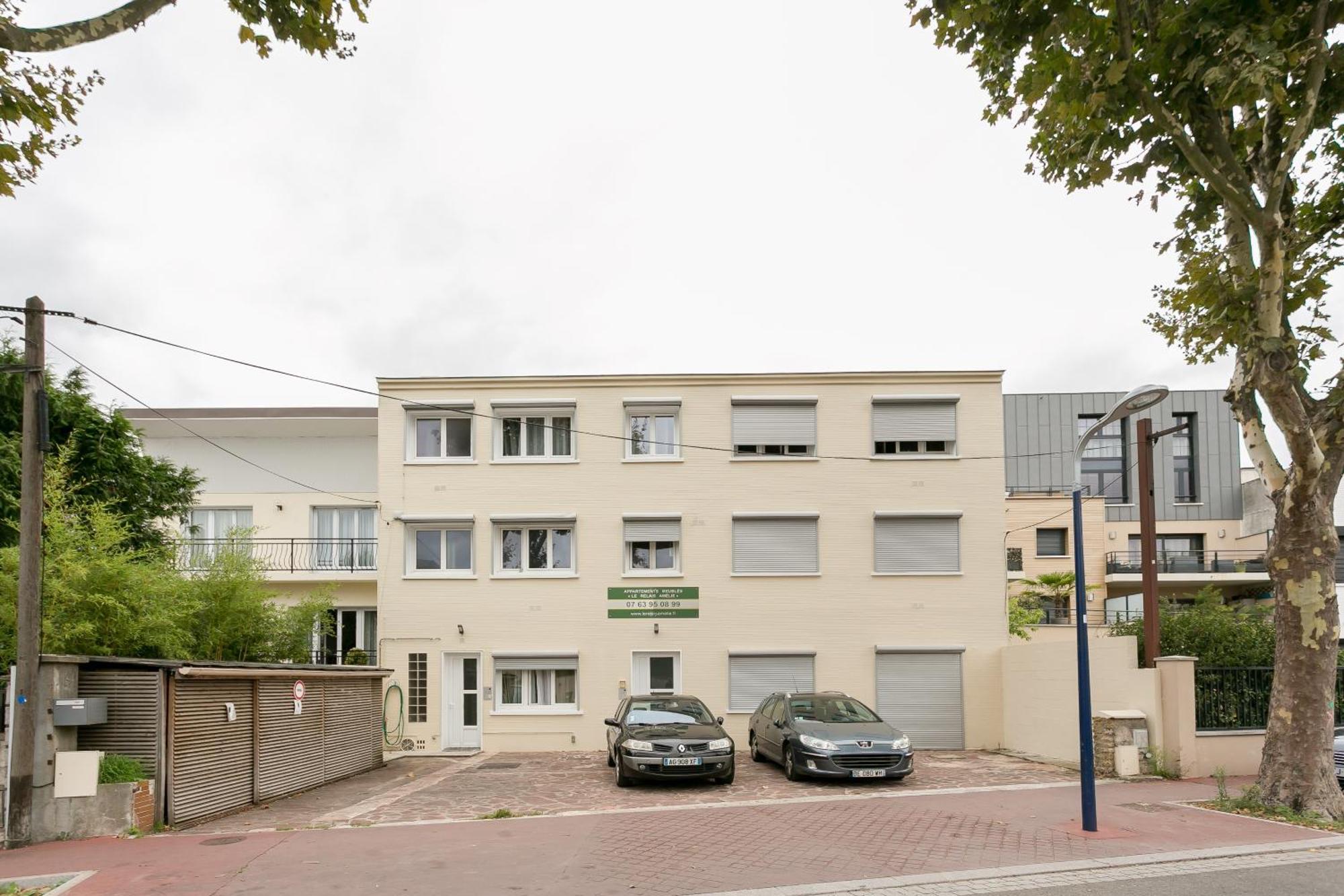 เฟอร์นิช อพาร์ตเมนต์ เรซีด็องซ์ เลอ เรอแล อาเมลี Aparthotel Clamart ภายนอก รูปภาพ